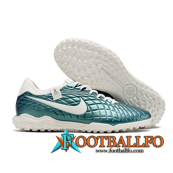 Nike Botas De Fútbol Tiempo Legend X PRO TF Blanco/Verde