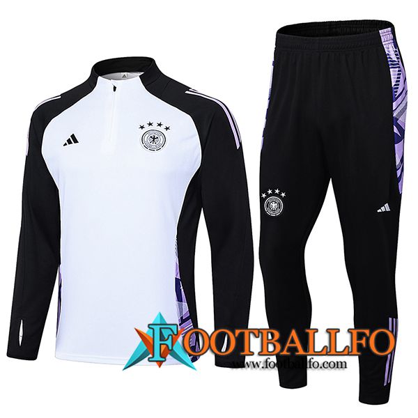 Chandal Equipos De Futbol Alemania Blanco/Negro/Violeta 2024/2025