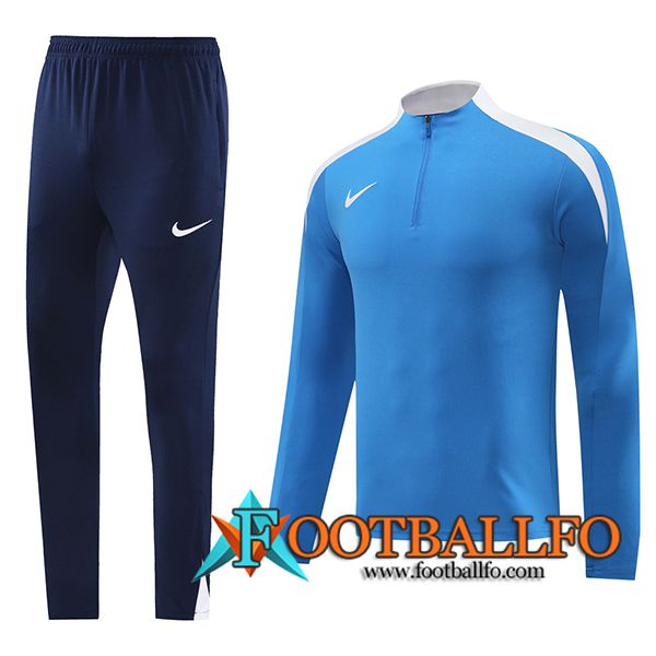 Chandal Equipos De Futbol Nike Azul/Blanco 2024/2025 -02