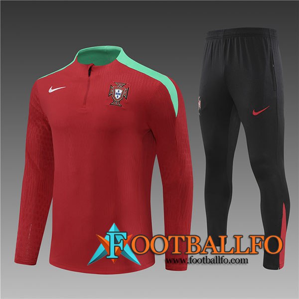 Chandal Equipos De Futbol Portugal Ninos Rojo/Verde 2024/2025