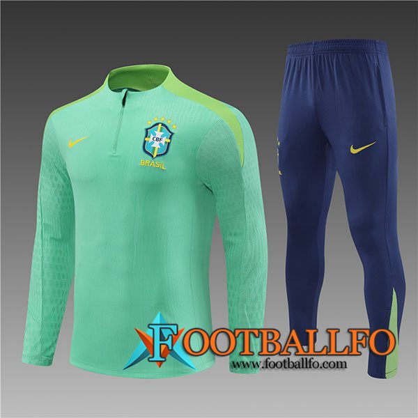 Chandal Equipos De Futbol Brasil Ninos Verde 2024/2025