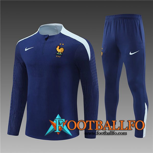Chandal Equipos De Futbol Francia Ninos Azul marino 2024/2025