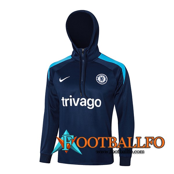 Chaqueta Con Capucha FC Chelsea Azul Oscuro 2024/2025