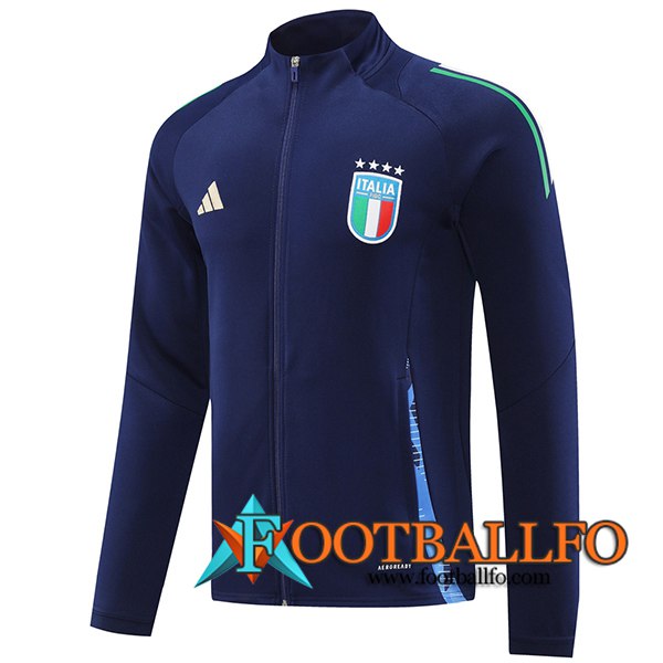 Chaquetas Futbol Italia Azul Oscuro 2024/2025