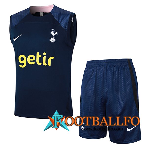 Camiseta Entrenamiento sin mangas Tottenham Hotspur Azul Oscuro 2024/2025