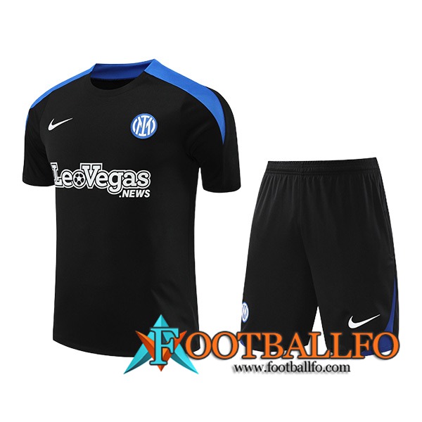 Camiseta Entrenamiento Inter Milan Negro/Azul 2024/2025