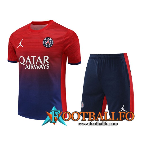 Camiseta Entrenamiento PSG Rojo/Azul 2024/2025
