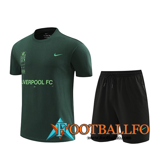 Camiseta Entrenamiento FC Liverpool Verde 2024/2025