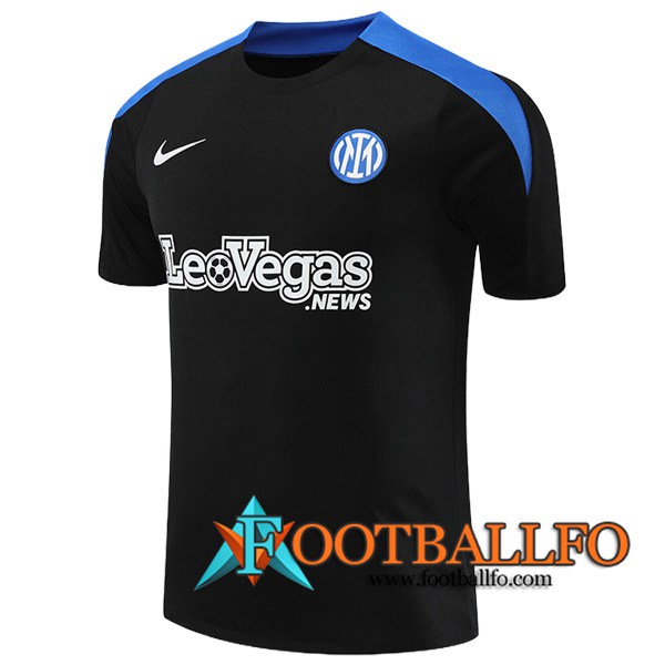 Camiseta Entrenamiento Inter Milan Negro/Azul 2024/2025