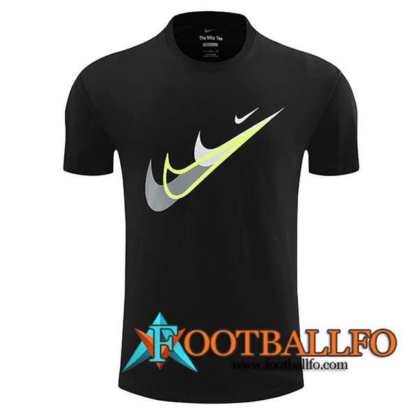 Camiseta Entrenamiento Nike Negro/Amarillo 2024/2025 -02