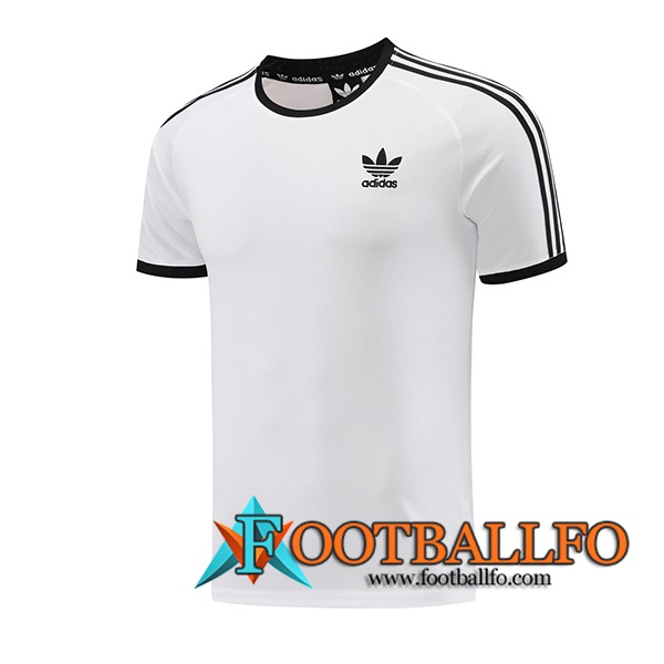 Camiseta Entrenamiento Adidas Blanco/Negro 2024/2025 -02