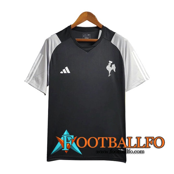 Camiseta Entrenamiento Atletico Mineiro Negro/Gris 2024/2025 -02