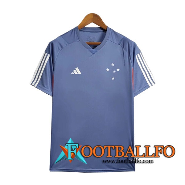 Camiseta Entrenamiento Cruzeiro Azul/Rojo 2024/2025