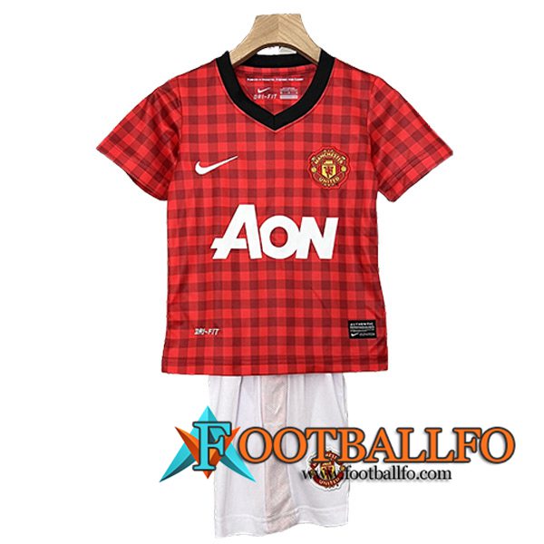 Camisetas De Futbol Manchester United Retro Ninos Primera 2012/2013