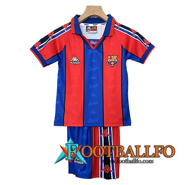 Camisetas De Futbol FC Barcelona Retro Ninos Primera 1995/1997