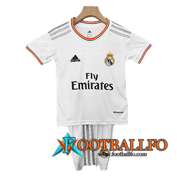 Camisetas De Futbol Real Madrid Retro Ninos Primera 2013/2014