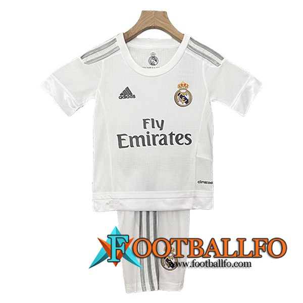 Camisetas De Futbol Real Madrid Retro Ninos Primera 2015/016