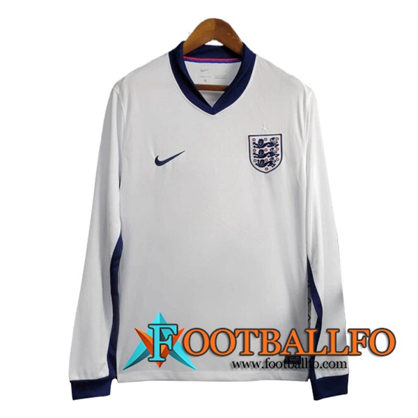 Camiseta Equipo Nacional Inglaterra Primera Manga Largas 2024/2025