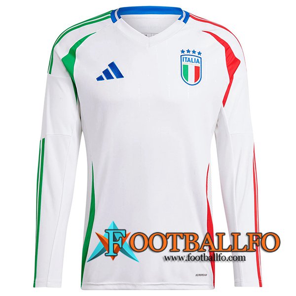 Camiseta Equipo Nacional Italia Segunda Manga Largas 2024/2025