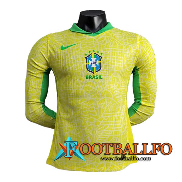 Camiseta Equipo Nacional Brasil Primera Manga Largas 2024/2025