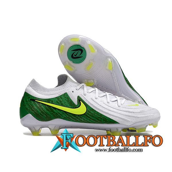 Nike Botas De Fútbol Phantom Luna Elite NU FG Blanco/Verde