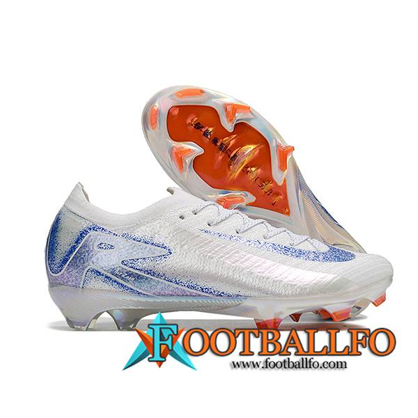 Nike Botas De Fútbol AIR Zoom Mercurial Vapor 16 Elite XXV FG Blanco/Azul -02