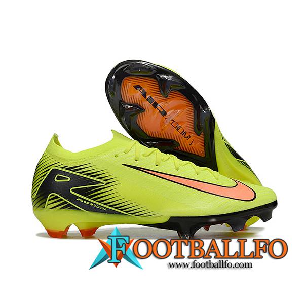 Nike Botas De Fútbol AIR Zoom Mercurial Vapor 16 Elite XXV FG Amarillo/Negro/Naranja