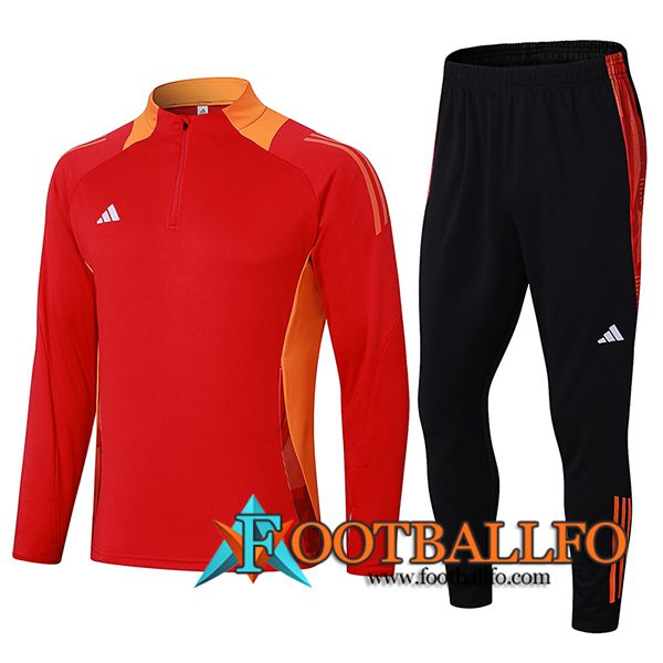 Chandal Equipos De Futbol Adidas Rojo/Naranja 2024/2025
