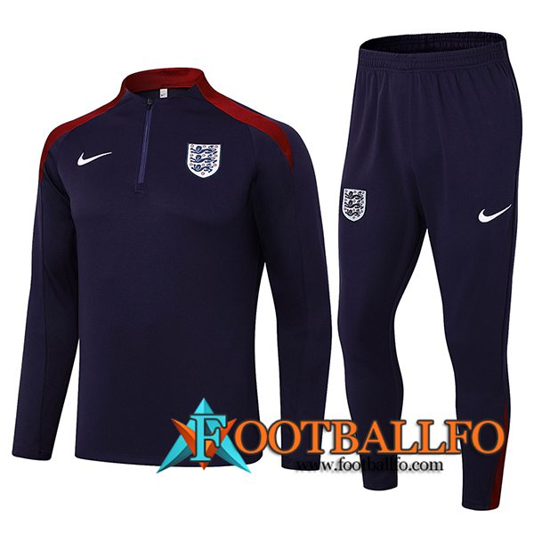 Chandal Equipos De Futbol Inglaterra Púrpura/Rojo 2024/2025