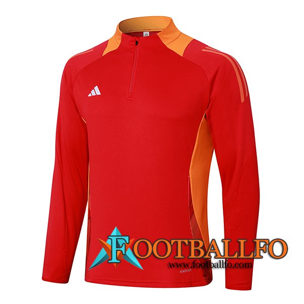 Sudadera De Entrenamiento Adidas Rojo/Naranja 2024/2025