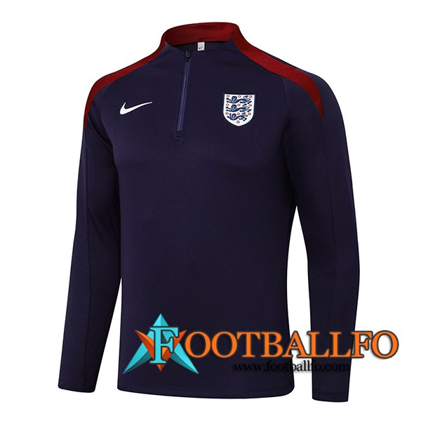 Sudadera De Entrenamiento Inglaterra Púrpura/Rojo 2024/2025