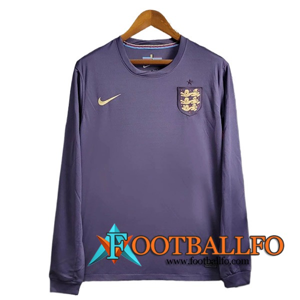 Camisetas De Futbol Inglaterra Segunda Manga Largas UEFA Euro 2024