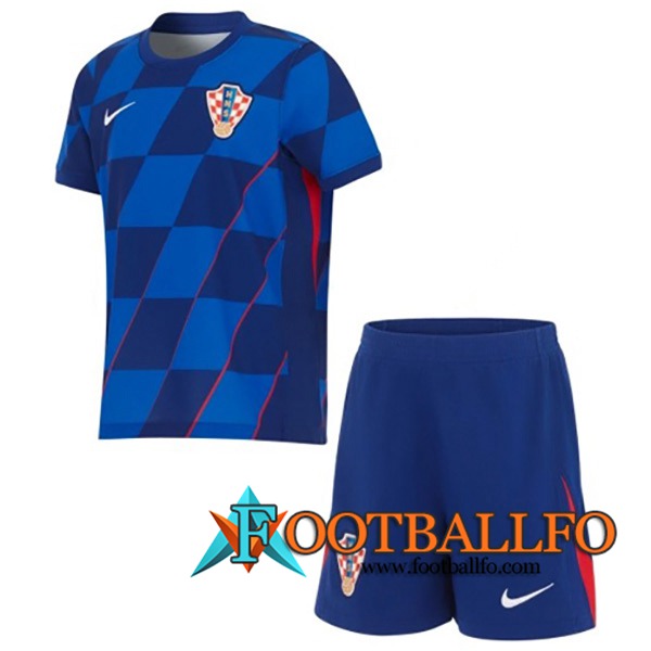 Camisetas De Futbol Croacia Ninos Segunda 2024/2025