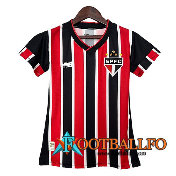 Camisetas De Futbol Sao Paulo FC Mujer Segunda 2024/2025