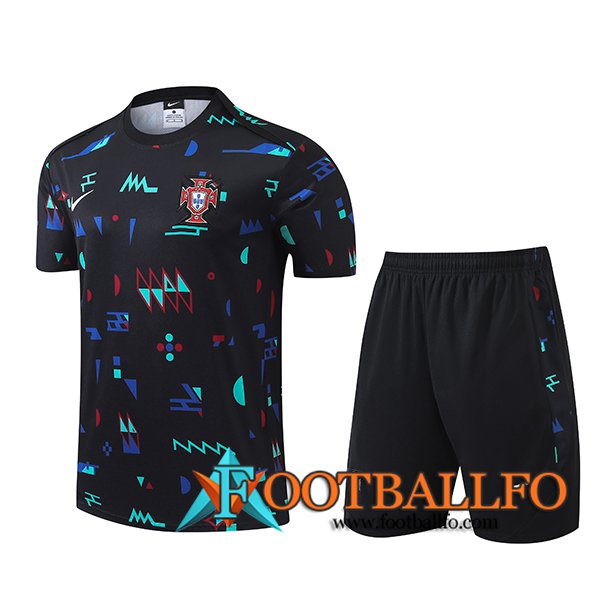 Camiseta Entrenamiento Portugal Negro 2024/2025