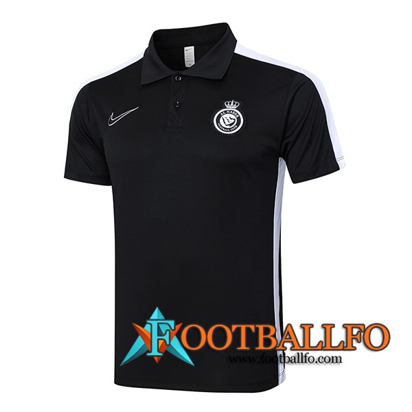 Camiseta Polo Al-Nassr Negro/Blanco 2024/2025