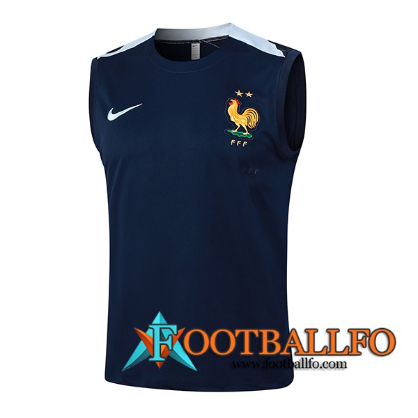 Chalecos De Futbol Francia Azul Oscuro 2024/2025