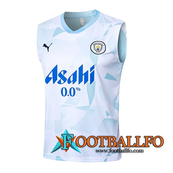 Chalecos De Futbol Manchester City Azul Claro 2024/2025