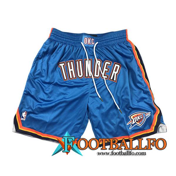 Cortos NBA Oklahoma City Thunder 2024/25 Azul/Naranja