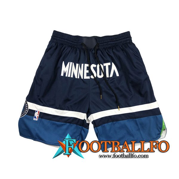 Cortos NBA Minnesota Timberwolves 2024/25 Azul -03