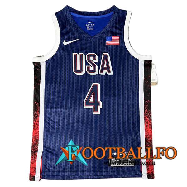 Camisetas De Futbol USA (CURRY #4) 2024/25 Azul