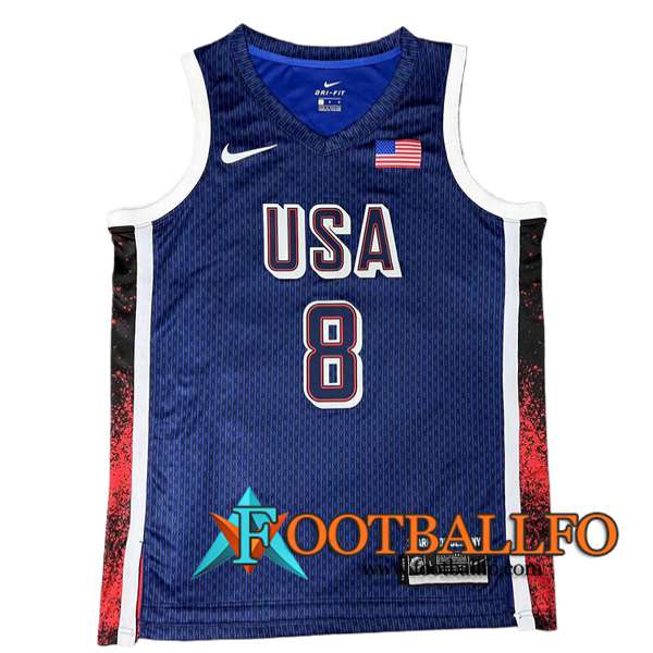 Camisetas De Futbol USA (LEONARD #8) 2024/25 Azul