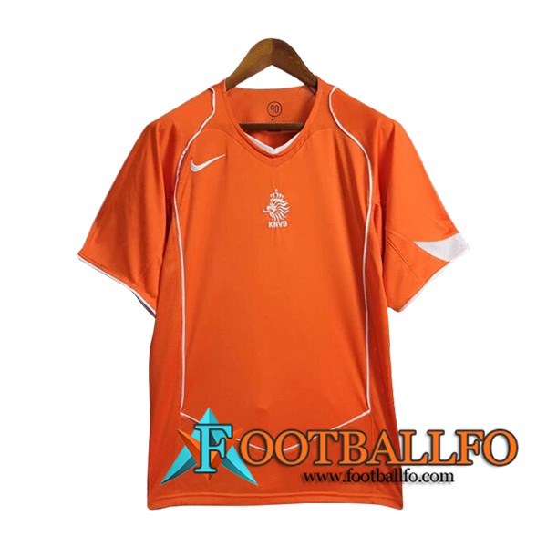 Camisetas De Futbol Países Bajos Retro Primera 2004