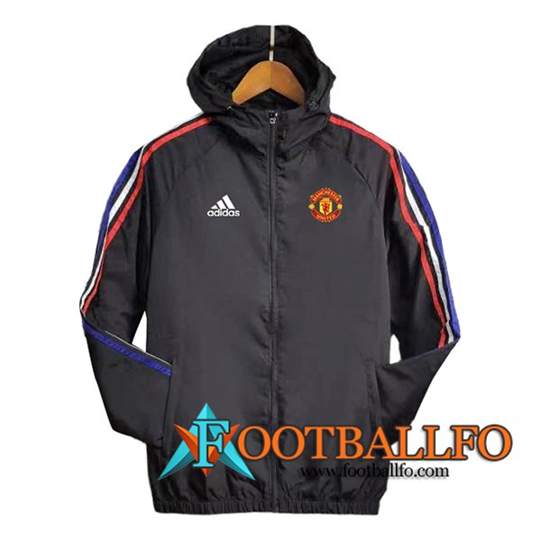 Rompevientos Manchester United Negro 2024/2025