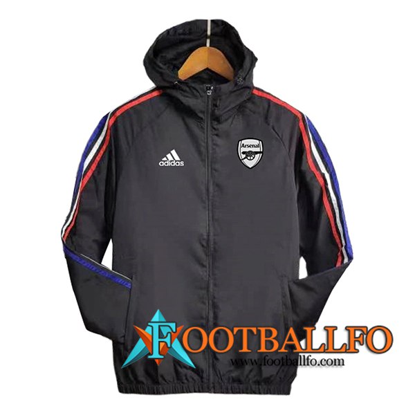 Rompevientos Arsenal Negro 2024/2025