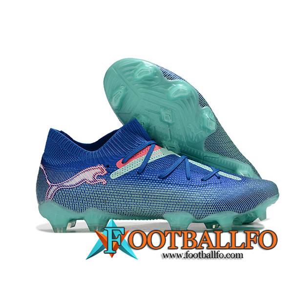 PUMA Botas De Fútbol FUTURE 7 ULTIMATE FG/AG Azul/Verde