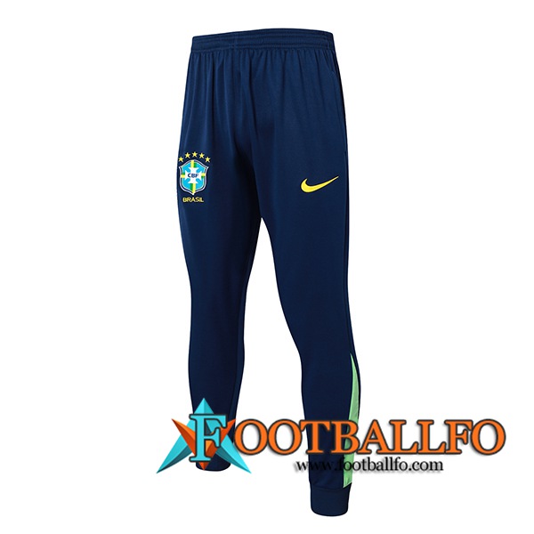 Pantalon Entrenamiento Brasil Azul/Verde 2024/2025