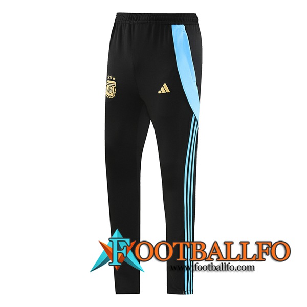 Pantalon Entrenamiento Argentina Negro/Azul 2024/2025 -02