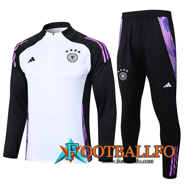 Chandal Equipos De Futbol Alemania Blanco/Violeta/Negro 2024/2025