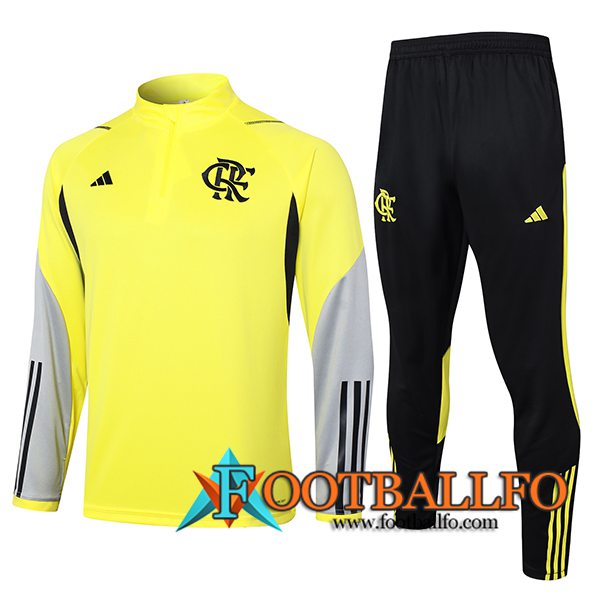 Chandal Equipos De Futbol Flamenco Amarillo/Gris/Negro 2024/2025